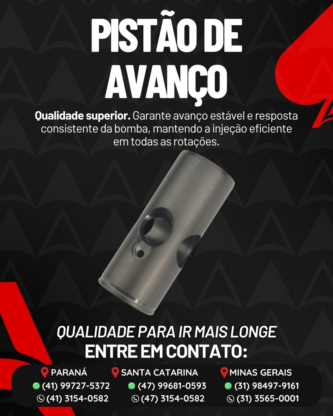 Pistão de Avanço